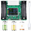 TESTER LCD S KAPACITOU A ODPOROM ČLÁNKOV 18650 USB-C, 3 PREVÁDZKOVÉ REŽIMY
