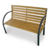 Záhradná lavička Tina kov, drevo