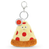 Prívesok na kľúče Keeleco na tašku Pizza 12 cm