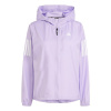 adidas Own The Run Running Jacket Womens Powder Plum 8 (XS)