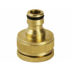 Rýchlospojka na záhradný ventil mosadzná, adaptér na 3/4'' a 1/2'' ventil, mosadz, EXTOL PREMIUM