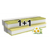 MPO ortopedický matrac 1+1 CAMOMILLO COMFORT, 90x200x20 cm, poťah Aloe vera