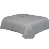 Prikrývka na posteľ - Lasher Polyester Bedspread 220 x 200 cm odtiene šedej (Bedspread 200x220 prikrývka Plaid)
