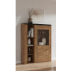 Vitrína Larona 2 - dub lefkas / touchwood