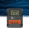 Malý regulátor nabíjania 30A PWM solárny 12V 24V 2xUSB čitateľný LCD max 50V
