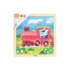 Viga puzzle lokomotíva 9ks