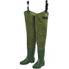 Dam Broďáky Hydroforce Nylon Taslan Hip Wader Bootfoot Green - 42