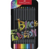 Farebné ceruzky, sada, trojhranné, v plechovej krabičke, FABER-CASTELL 