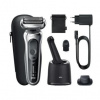 Braun Series 7 71-S7200cc Planžetový holicí strojek Zastřihovač Černá, Stříbrná