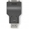 NEDIS adaptér DisplayPort/ zástrčka DisplayPort - zásuvka VGA/ černý CCGB37935BK