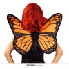 Krídla motýlie čierno - oranžová