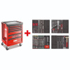 Montážní dílenský vozík s nářadím USAG 516 ST6PM (157 ks)