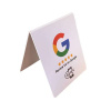 Stojan NFC NTAG213 140x120x1,5mm Recenzia Google biely
