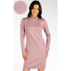 Dámské šaty LITEX s dlouhým rukávem růžové Velikost: S, Barva: 710