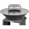 Gril Strend Pro Fiesta, čierny, oceľ, priemer 75 cm, s ohniskom