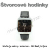 Hodinky náramkové Queen - US, štvorec Michael Jackson