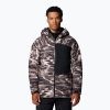 Pánska lyžiarska bunda Columbia Winter District III Printed dark stone windblown print