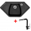 Sinks Naiky 980 Pureblack + Mix 3 P GR