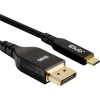 club3D Kábel pre displeje USB-C® 1.00 m čierna CAC-1559; CAC-1559