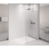 Polysan Architex - Sprchová stena Walk-In, 126x210 cm, chróm/Flute sklo AXC130FL