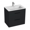 Jika Skrinka Cube s umývadlom 65 cm, antracitový mat H4536021763521