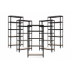 Trestles Balíček 5xSUPER HIT - Policový regál 1800x900x300 Farba: čierna