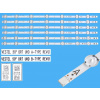 LED podsvit 454mm Vestel 50DRT - sada 6 pásikov