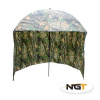 NGT dáždnik s bočnicou kamuflážnou 220 cm (FBB-BROLLY-45-SIDE-CAM)