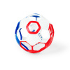 BRIGHT STARTS - Hračka RATTLE GOALS™ 10 cm Red, White & Blue 0m+