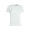 Dámske tričká Tommy Hilfiger Regular Corp Logo C-NK SS - Mätový (M)