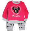 Detský komplet - Detská súprava 80 čierna, ružová, sivá, zlato 2 ks. (Pepelino * - Krásna sada Minnie Mouse 12 m)