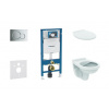 Geberit Duofix - Set predstenovej inštalácie, klozet Alpha s doskou, tlačidlo Sigma01, lesklý chróm 111.300.00.5 NR2
