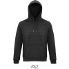 SOL'S | Stellar, Unisex bio mikina s kapuc., sivá ch. mel., 3XL