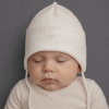 Jarná čiapka pre novorodenca biela - viac veľkostí