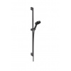 Hansgrohe Pulsify Select Set sprchovej hlavice, 3 prúdy, EcoSmart, tyče 96 cm a hadice, matná čierna 24171670-HG