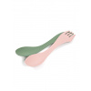 Turistický príbor Light My Fire Spork Medium 2 Pack Bio - sandygreen/pink
