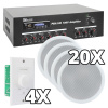 Power Dynamics 100V Bundle Set s 20 reproduktormi a ovládačmi hlasitosti