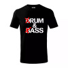 Drum & Bass (Rum & Ass) - Tričko detské bavlnené - 122 cm/6 rokov ( Čierna )