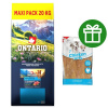 Krmivo Ontario Adult All Breeds Monoprotein Tuna & Sweet Potatoes 20kg