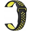 Remienok Eternico Sporty Universal Quick Release 22mm Vibrant Yellow and Black (AET-U22SP-YEBL)