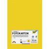 FOLIA Dekoračný kartón, 2 stranný, A4, 300 g, 50 listov, FOLIA, zlatožltý