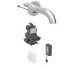 Geberit Piave Elektronická umývadlová batéria pod omietku, batériové napájanie, easy to clean, kefovaná nerezová 116.264.SN.1