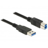 DeLOCK - Kabel USB - USB typ A (M) do USB Type B (M) - USB 3.0 - 50 cm - černá 85065