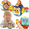 WOOPIE Penguin Montessori senzorická lopta 6v1