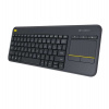Logitech® K400 Plus Wireless Touch Keyboard - DARK - US INT'L - 2.4GHZ (920-007145)