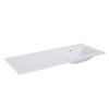 Lotosan MAYLA nábytkové umývadlo asymetrické, pravé 120 cm 120,8 x 1,8 x 46 cm biela LK6039