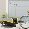 vidaXL Vozík za bicykel, čierno žltý 45 kg, železo 94071