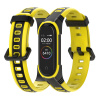 Xiaomi Mi Band 3/4 náhradný náramok - Odolný Farba: Čierná-žltá MBSCZ-4DSGCZ