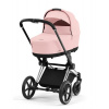 Cybex Priam Set Peach Pink Comfort Podvozok: Chrome/Black