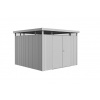Biohort Záhradný domček BIOHORT Highline H6 duo 315 × 315 cm (strieborná metalíza)